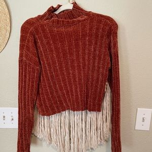SHEIN Mock Neck Sweater
